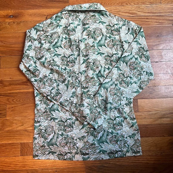 Vintage 1970s J.C.Penney Patterned Button Up - Picture 6 of 7